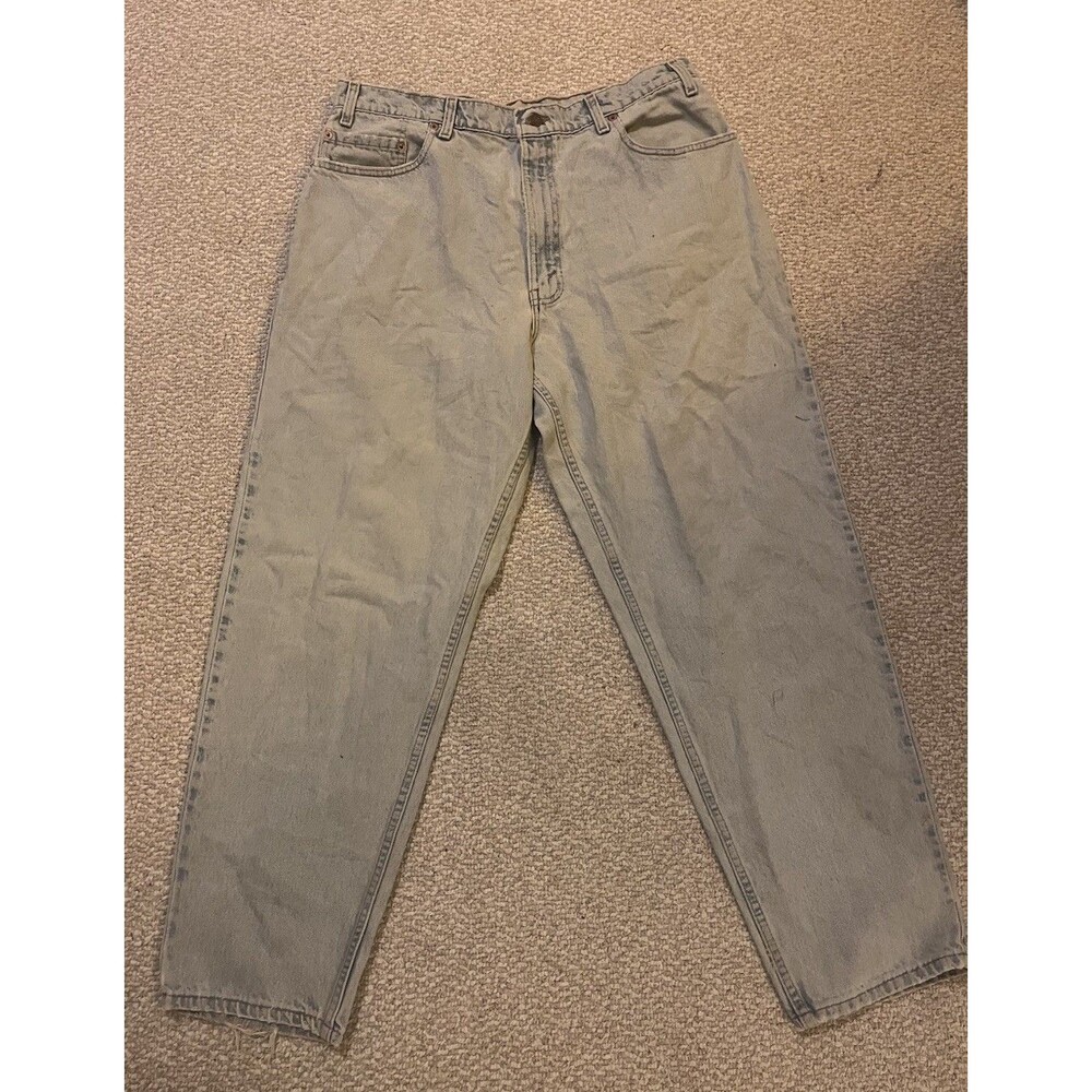 Levis 560 Loose Fit Tapered Leg Blue Denim Jeans Mens Size 38 X 30 VTG Y2K